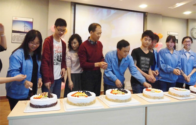 志勝鈑金加工祝十二月同事生日快樂